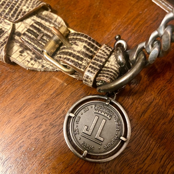 Lanvin Happy Bag Snakeskin and Lizzard Embossed Leather Flap Crossbody bag - Picture 9 of 11